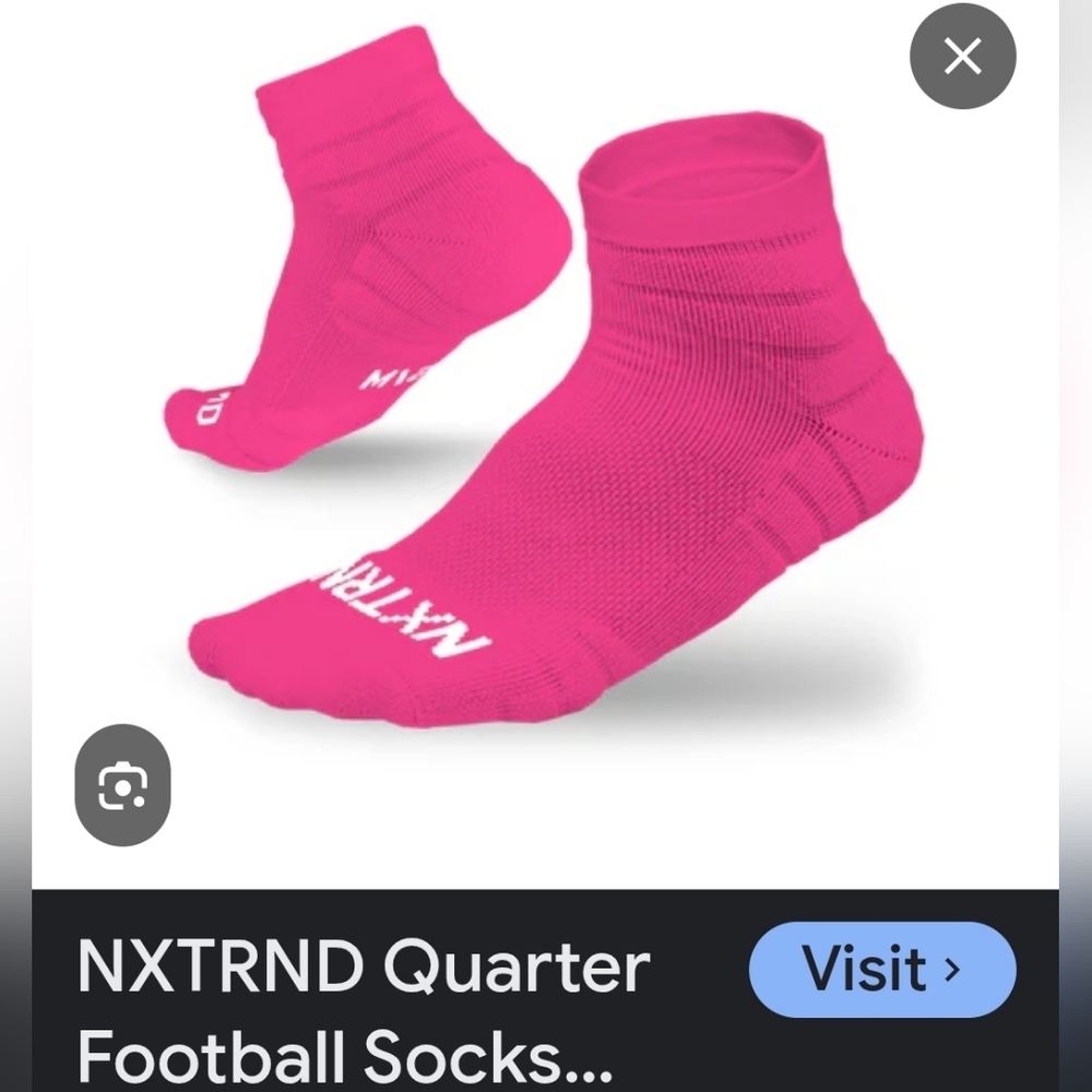 NXTRND Pink Quarter Football Socks 3 Pairs